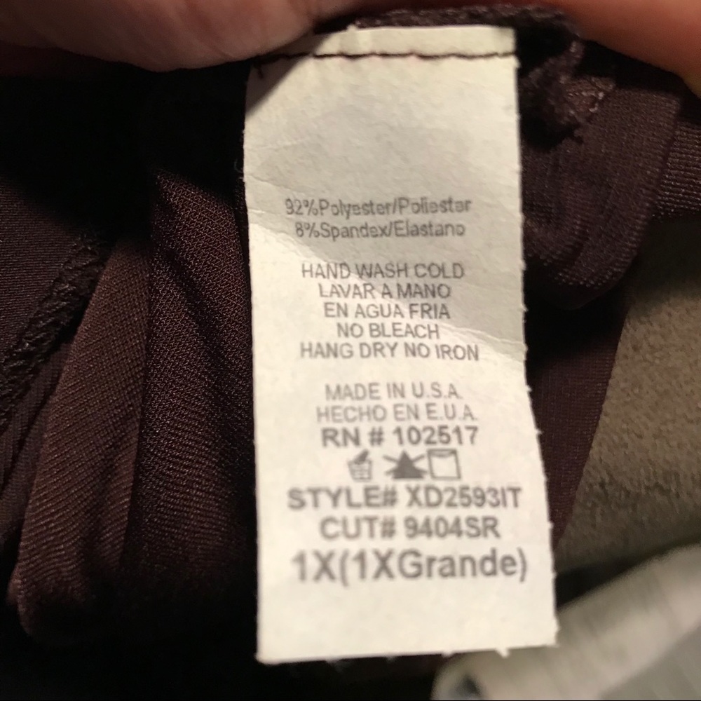 Brown dress, ties behind the neck. Like New! - Picture 4 of 4